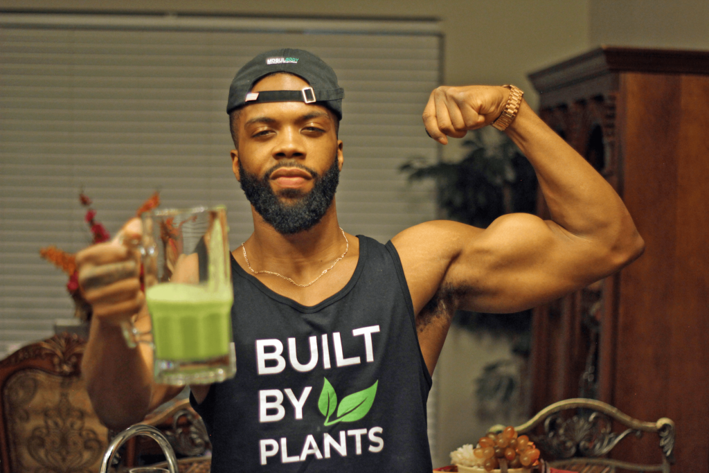 Green Protein Smoothie made by Najee from Mogul Body